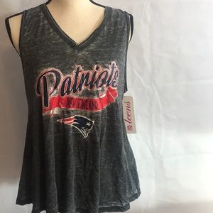Teen Girl NFL Football Tank Top NEW Patriots